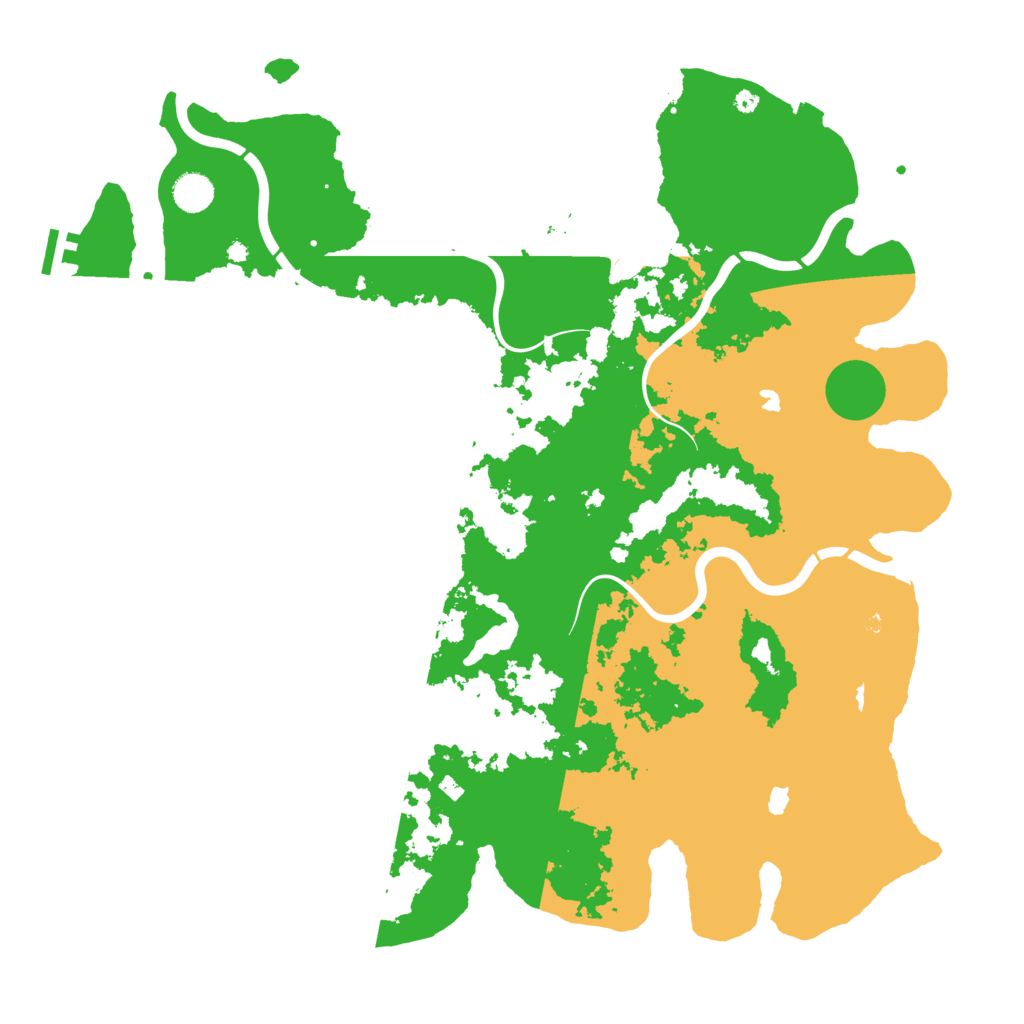 Biome Rust Map: Procedural Map, Size: 4500, Seed: 4366