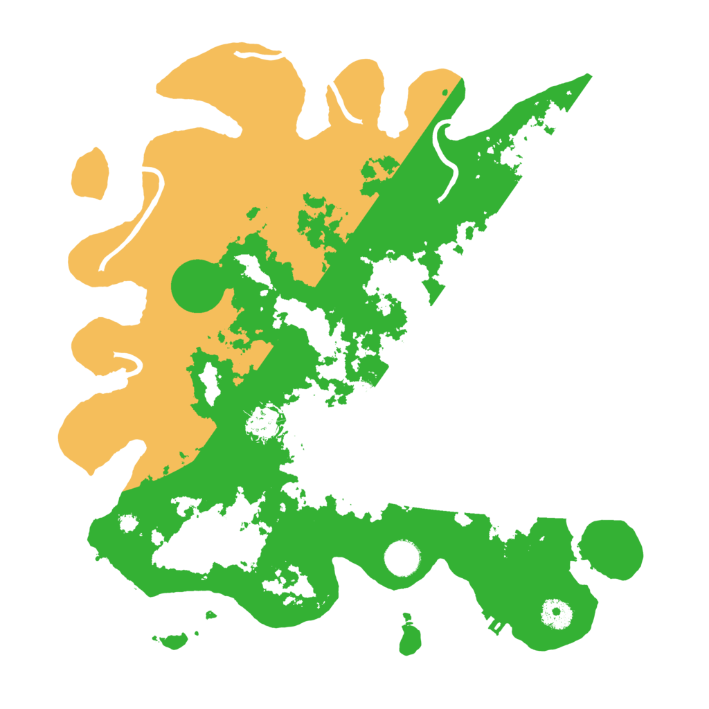 Biome Rust Map: Procedural Map, Size: 3500, Seed: 677862151