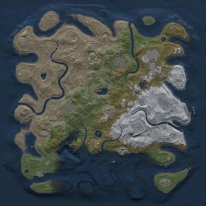 Thumbnail Rust Map: Procedural Map, Size: 4250, Seed: 808580680, 16 Monuments