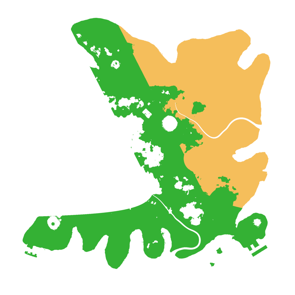 Biome Rust Map: Procedural Map, Size: 3500, Seed: 677842838