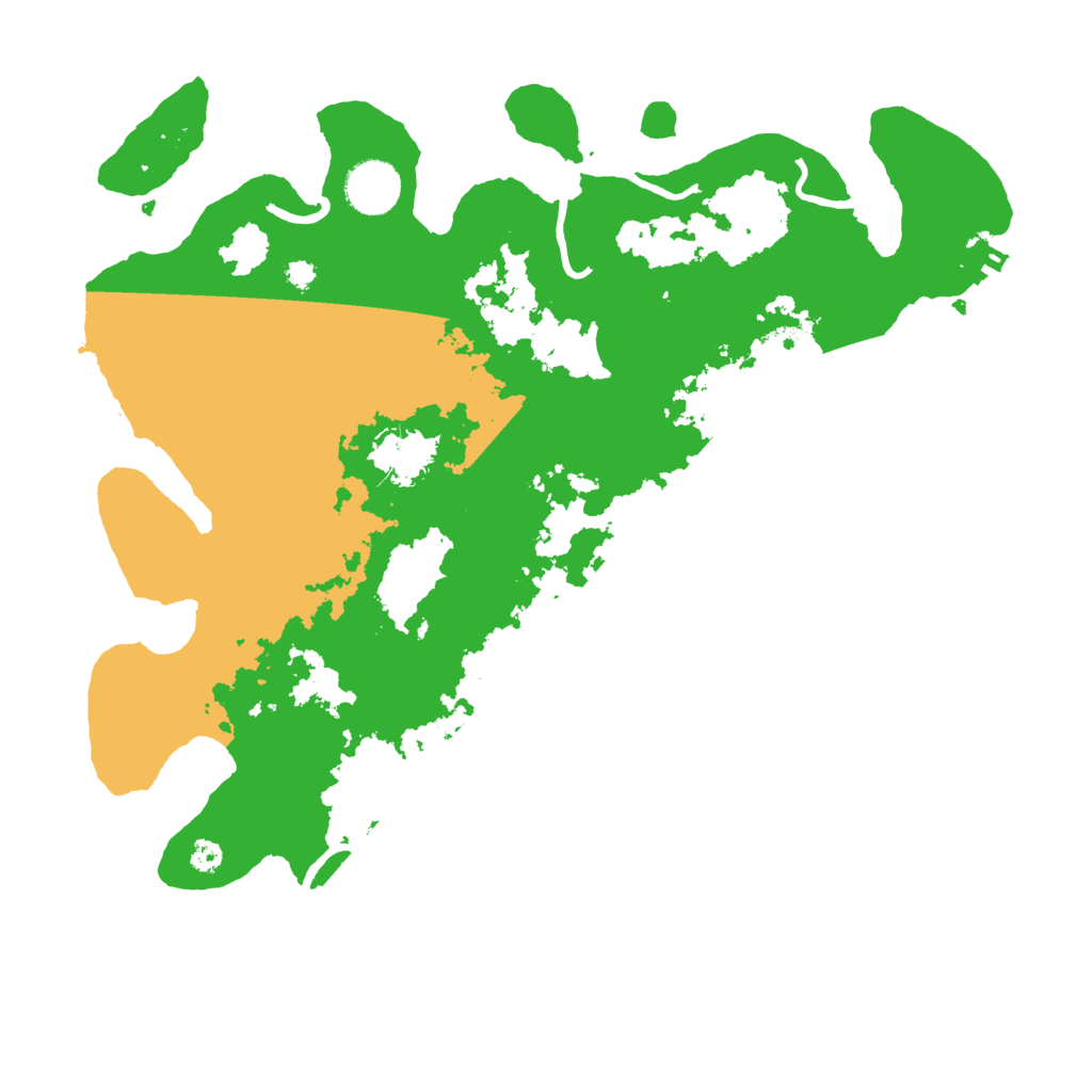 Biome Rust Map: Procedural Map, Size: 3500, Seed: 22090