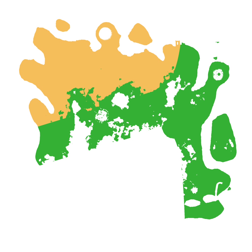 Biome Rust Map: Procedural Map, Size: 3500, Seed: 870876336