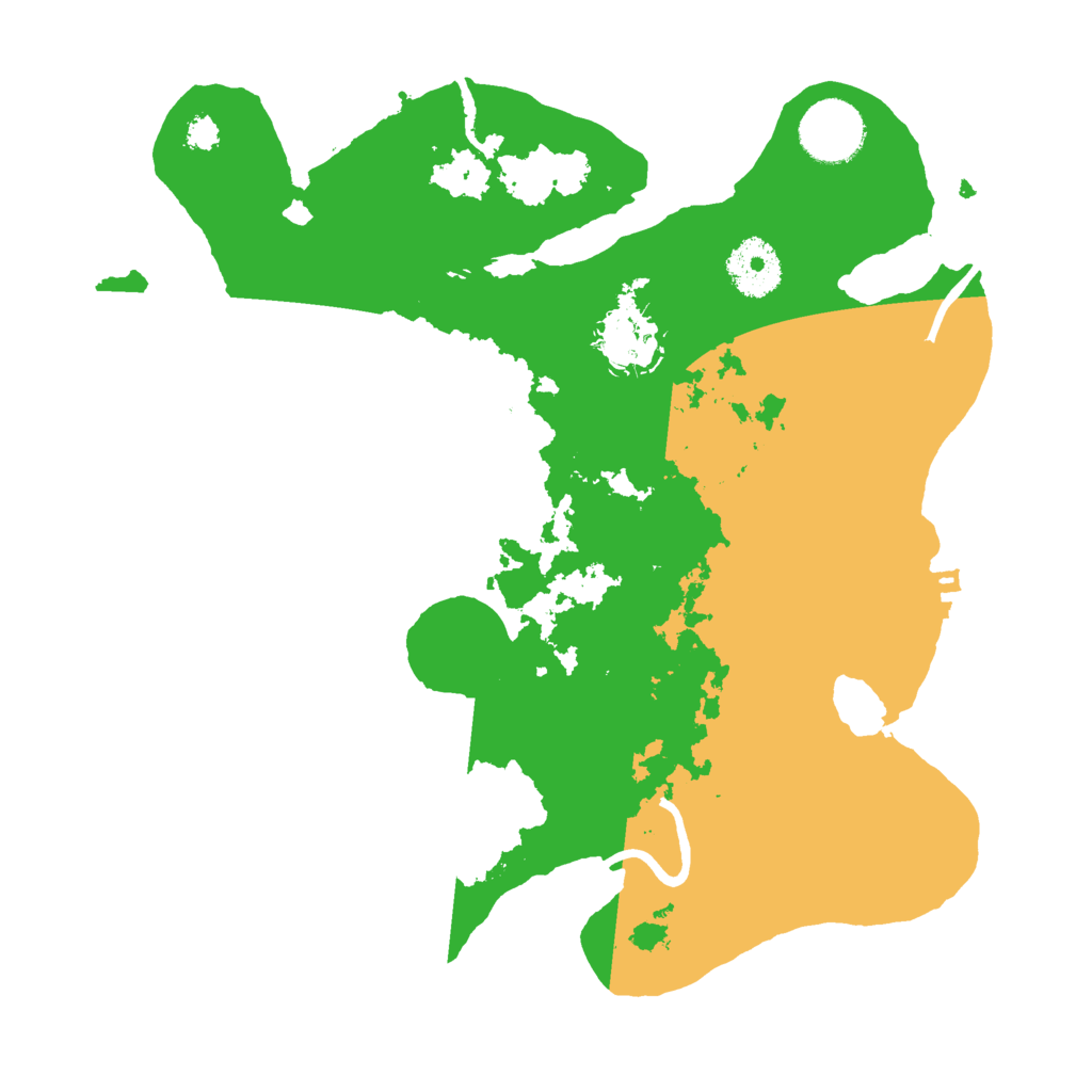 Biome Rust Map: Procedural Map, Size: 3000, Seed: 1255555