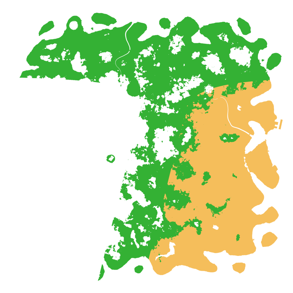 Biome Rust Map: Procedural Map, Size: 6000, Seed: 1563431