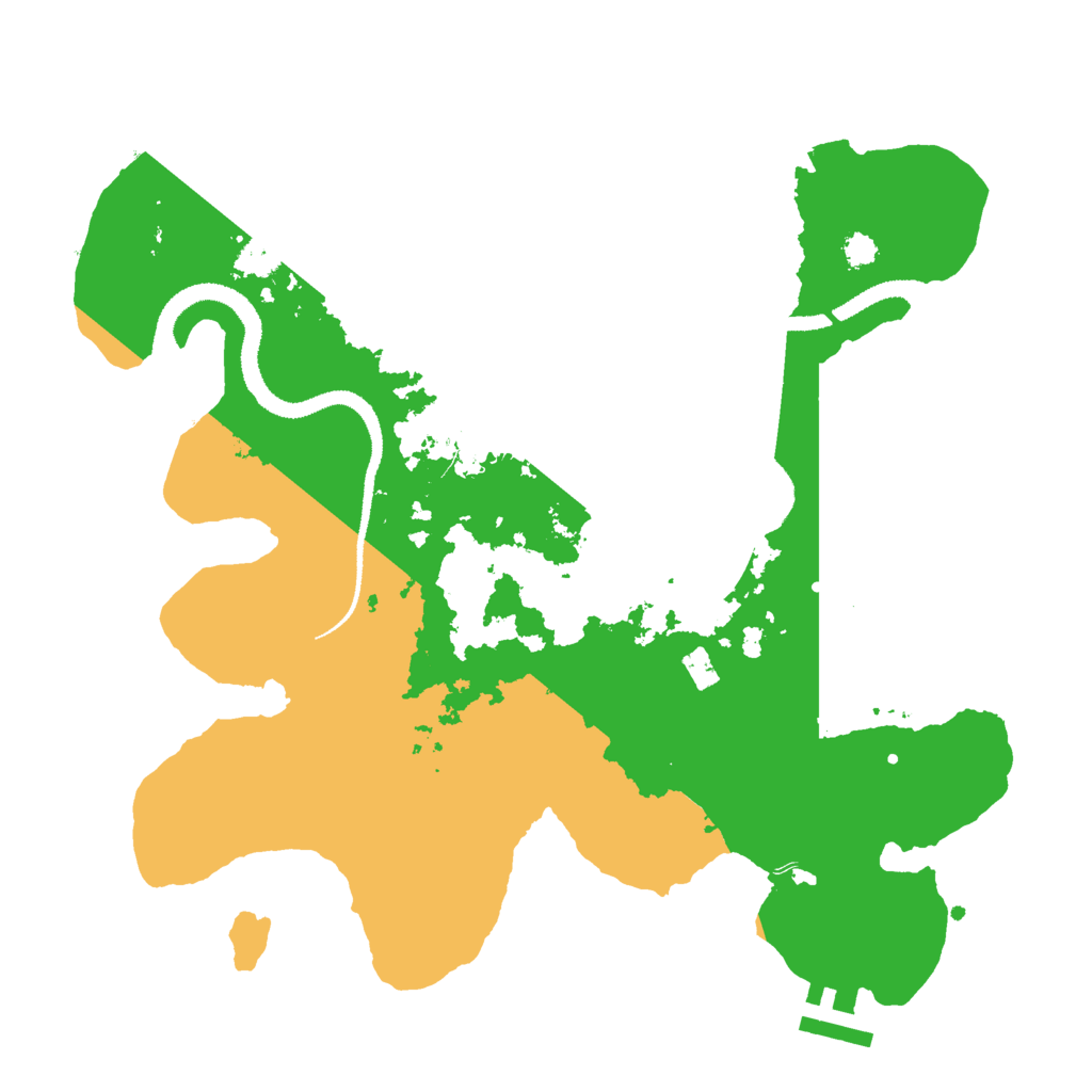 Biome Rust Map: Procedural Map, Size: 3000, Seed: 21319