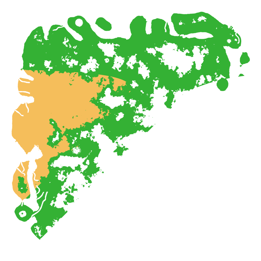 Biome Rust Map: Procedural Map, Size: 6000, Seed: 1096610717