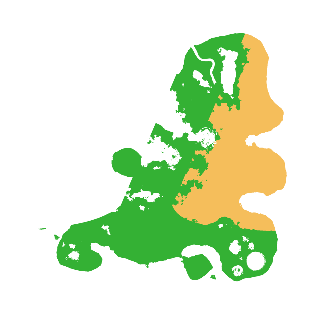 Biome Rust Map: Procedural Map, Size: 3000, Seed: 1008649615