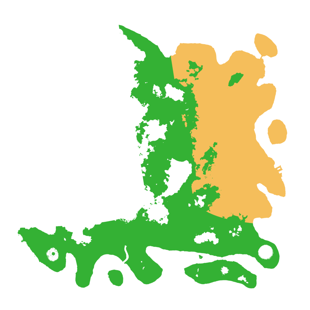 Biome Rust Map: Procedural Map, Size: 3800, Seed: 1345854079