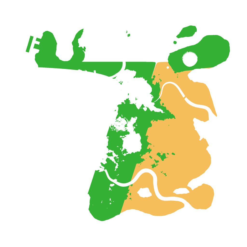 Biome Rust Map: Procedural Map, Size: 3000, Seed: 1542023545