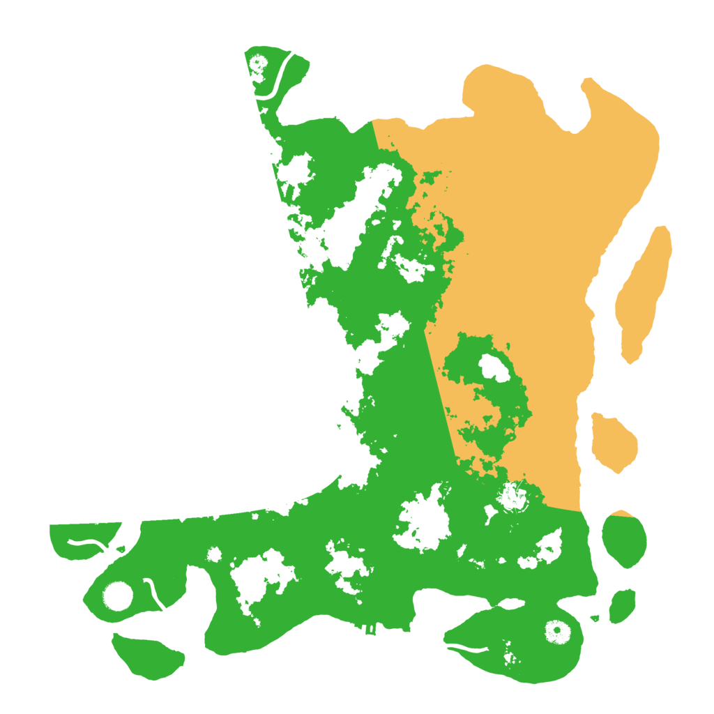Biome Rust Map: Procedural Map, Size: 4300, Seed: 2039708621