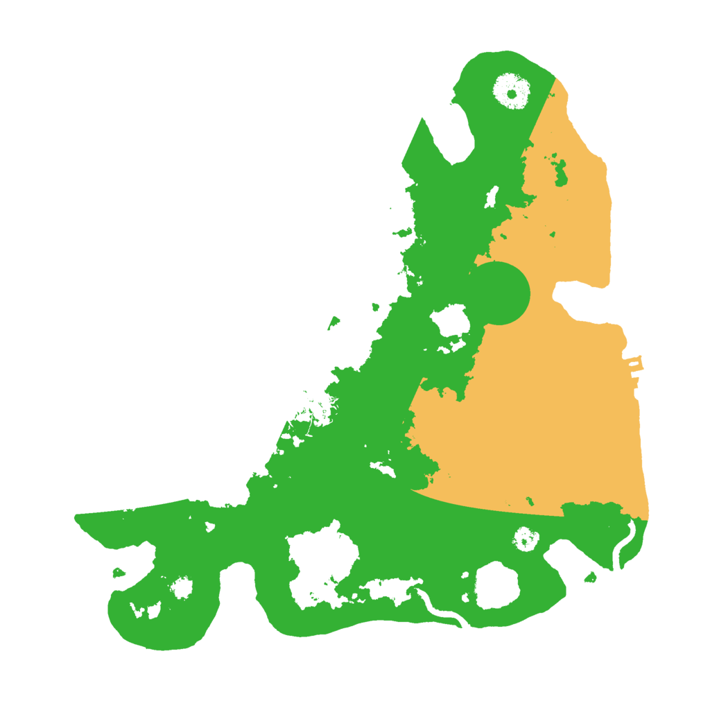 Biome Rust Map: Procedural Map, Size: 3000, Seed: 87662