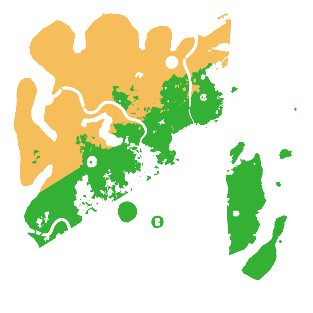 Biome Rust Map: Procedural Map, Size: 4300, Seed: 56