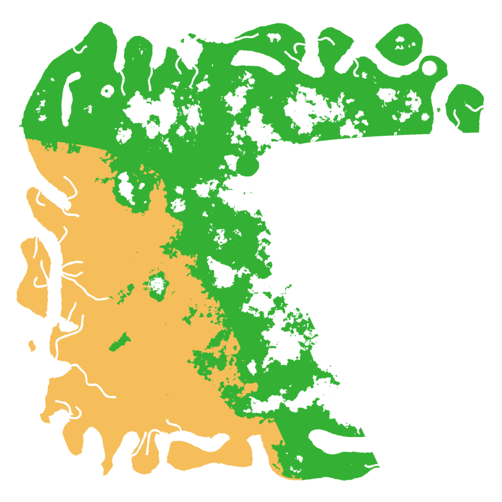 Biome Rust Map: Procedural Map, Size: 6000, Seed: 1412458