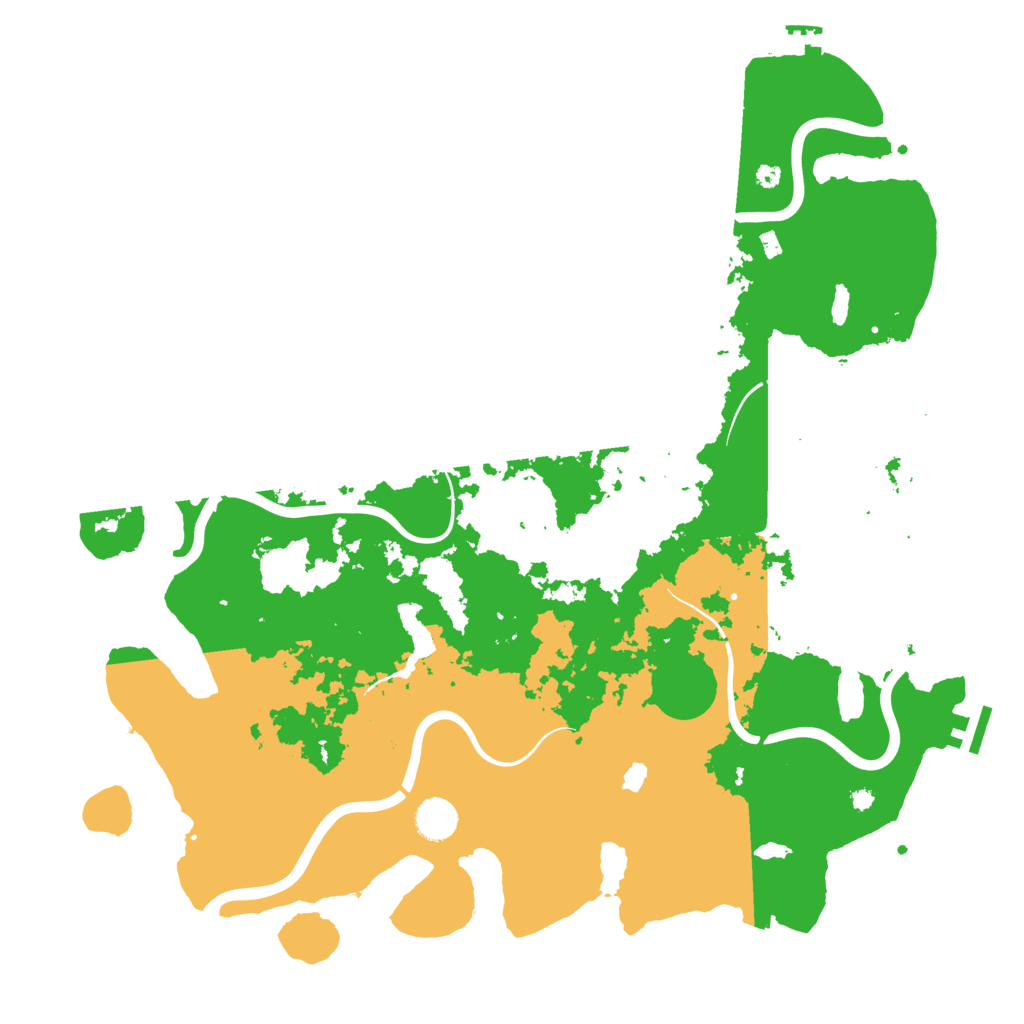 Biome Rust Map: Procedural Map, Size: 4250, Seed: 298955561
