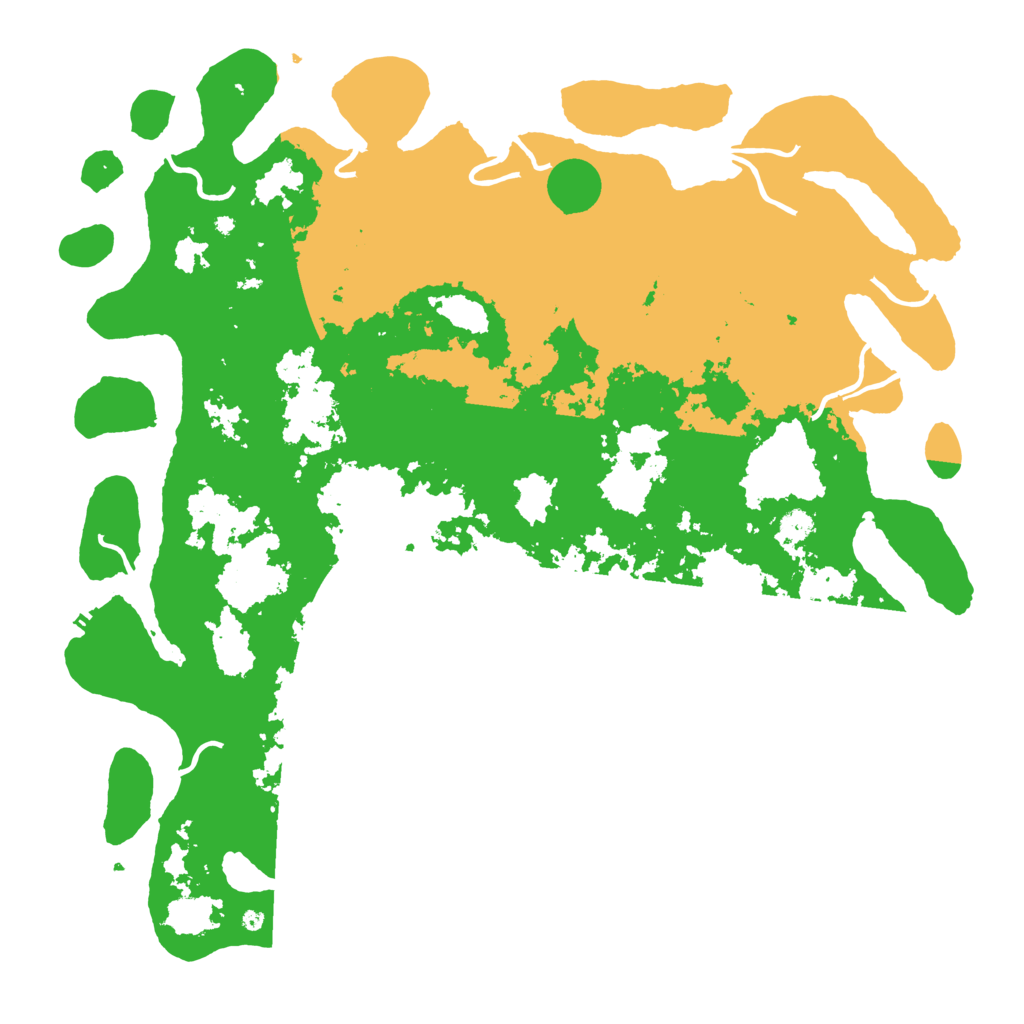 Biome Rust Map: Procedural Map, Size: 5000, Seed: 93269087