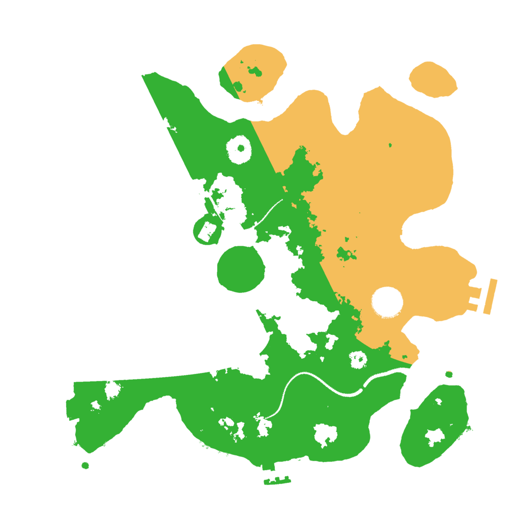 Biome Rust Map: Procedural Map, Size: 2950, Seed: 123456