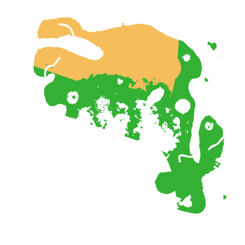 Biome Rust Map: Procedural Map, Size: 3000, Seed: 50055