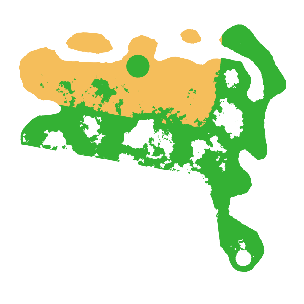 Biome Rust Map: Barren, Size: 3500, Seed: 4005