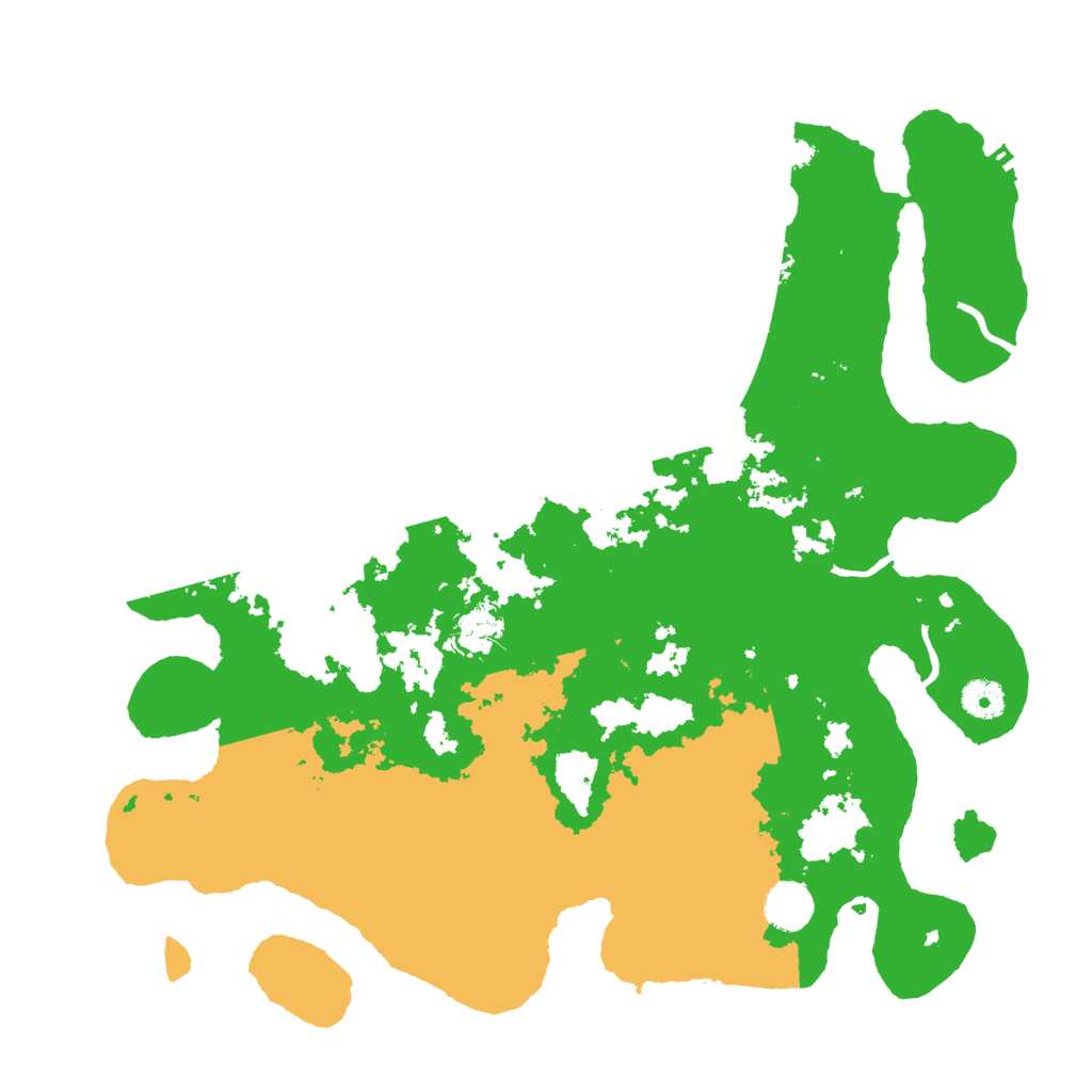 Biome Rust Map: Procedural Map, Size: 3950, Seed: 1322220543