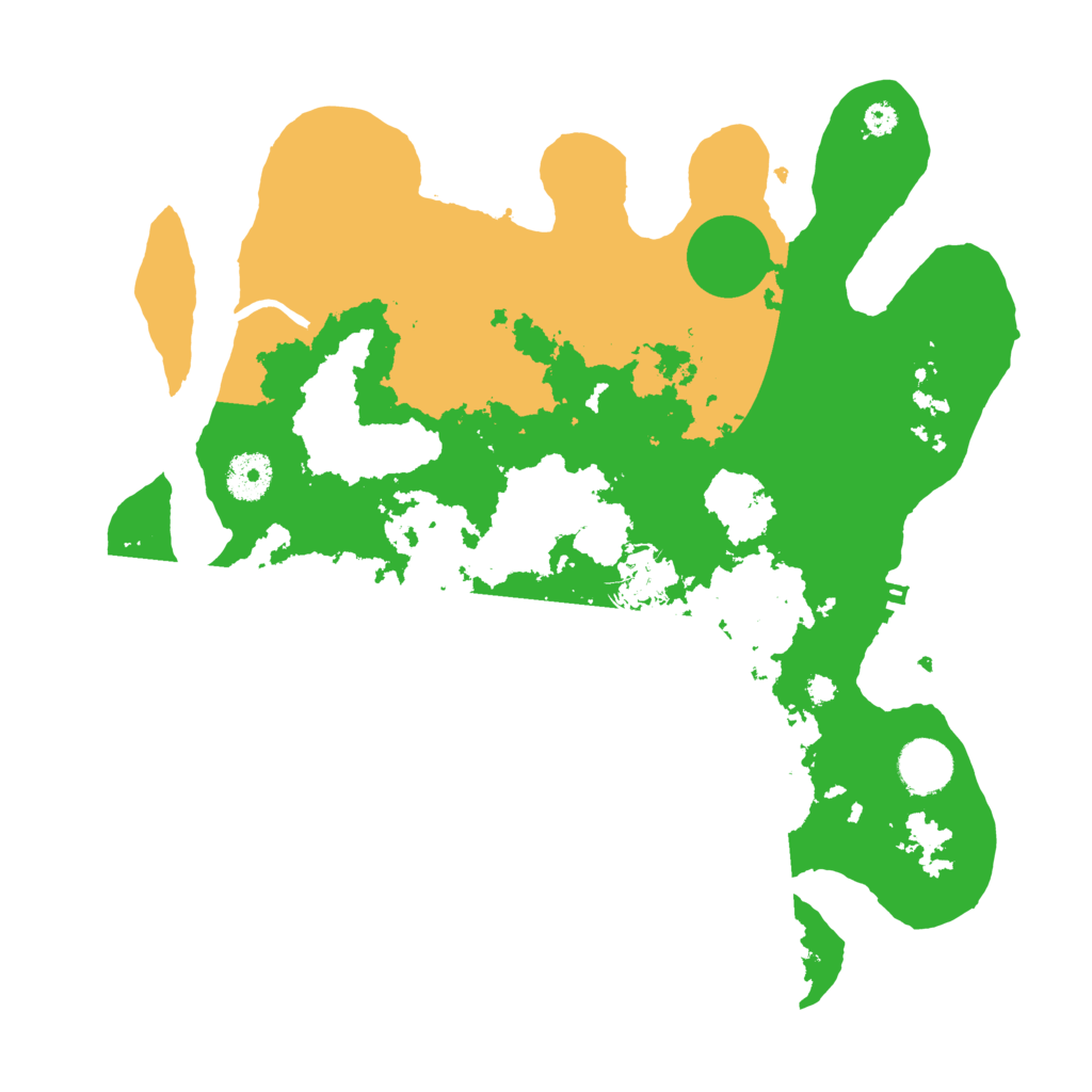 Biome Rust Map: Procedural Map, Size: 3500, Seed: 4762