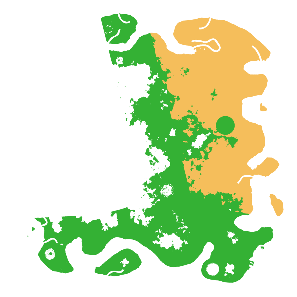 Biome Rust Map: Procedural Map, Size: 4200, Seed: 71355677