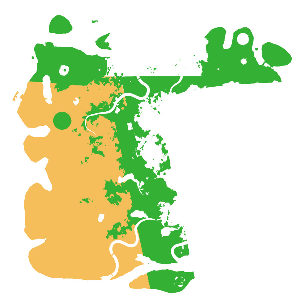 Biome Rust Map: Procedural Map, Size: 4500, Seed: 9172427