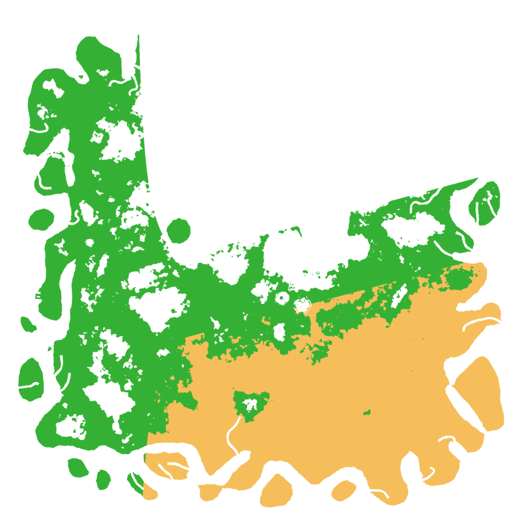 Biome Rust Map: Procedural Map, Size: 6000, Seed: 54783901