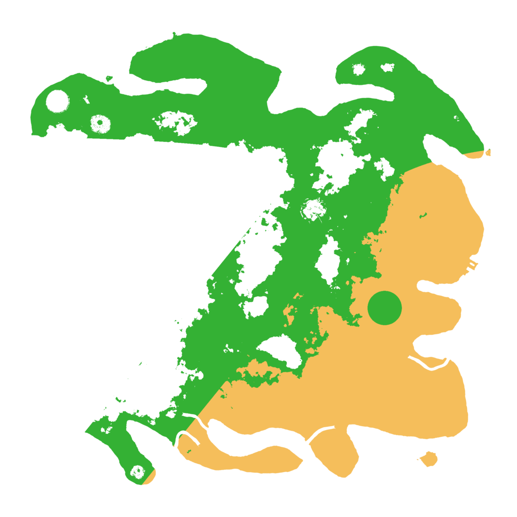 Biome Rust Map: Procedural Map, Size: 4000, Seed: 548439