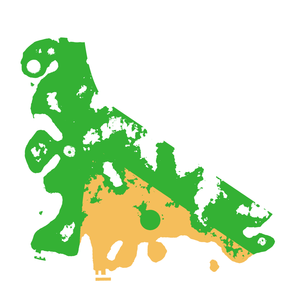 Biome Rust Map: Procedural Map, Size: 3850, Seed: 451108522