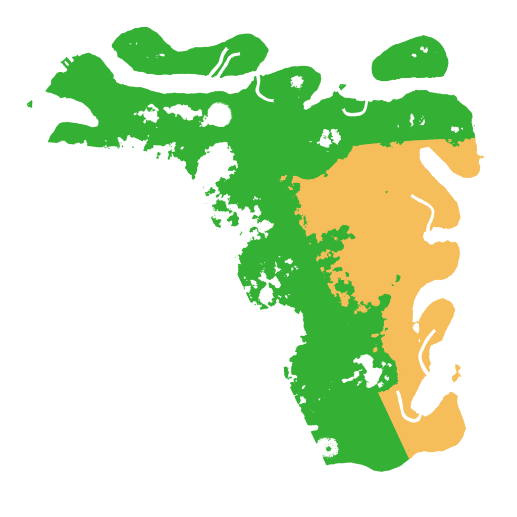 Biome Rust Map: Procedural Map, Size: 3850, Seed: 189366611