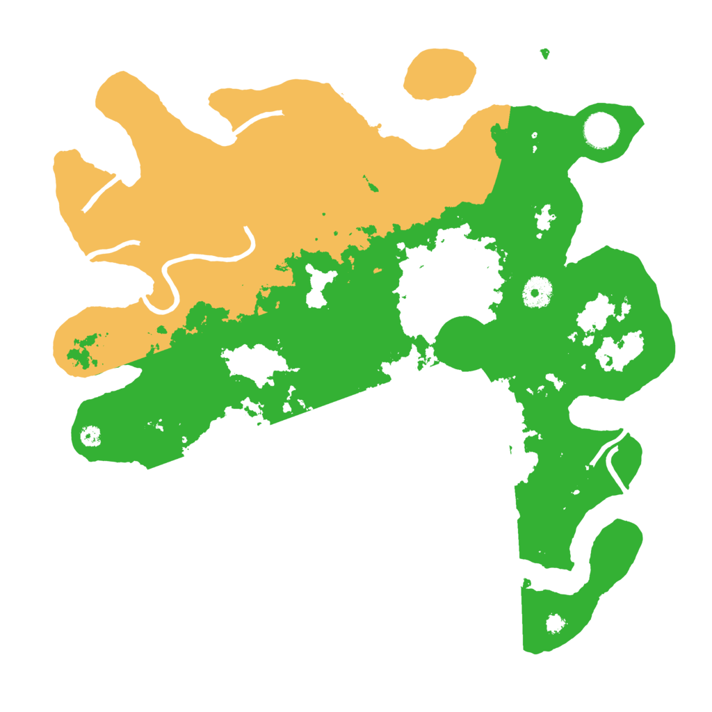 Biome Rust Map: Procedural Map, Size: 3500, Seed: 18238173