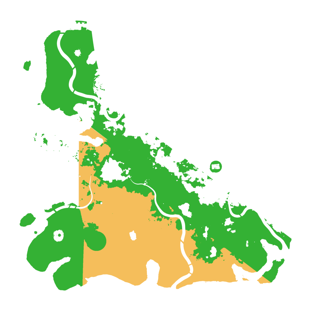Biome Rust Map: Procedural Map, Size: 4250, Seed: 42335717