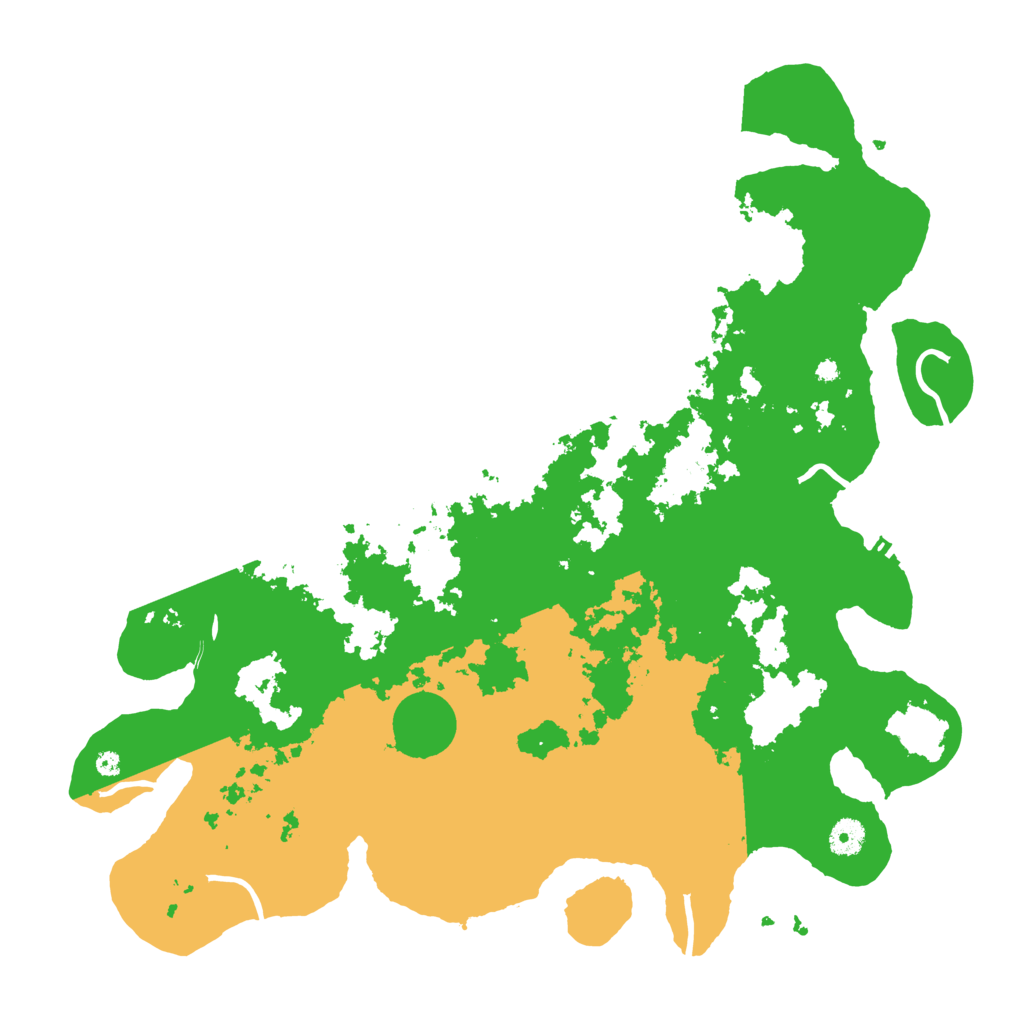 Biome Rust Map: Procedural Map, Size: 4250, Seed: 71345577