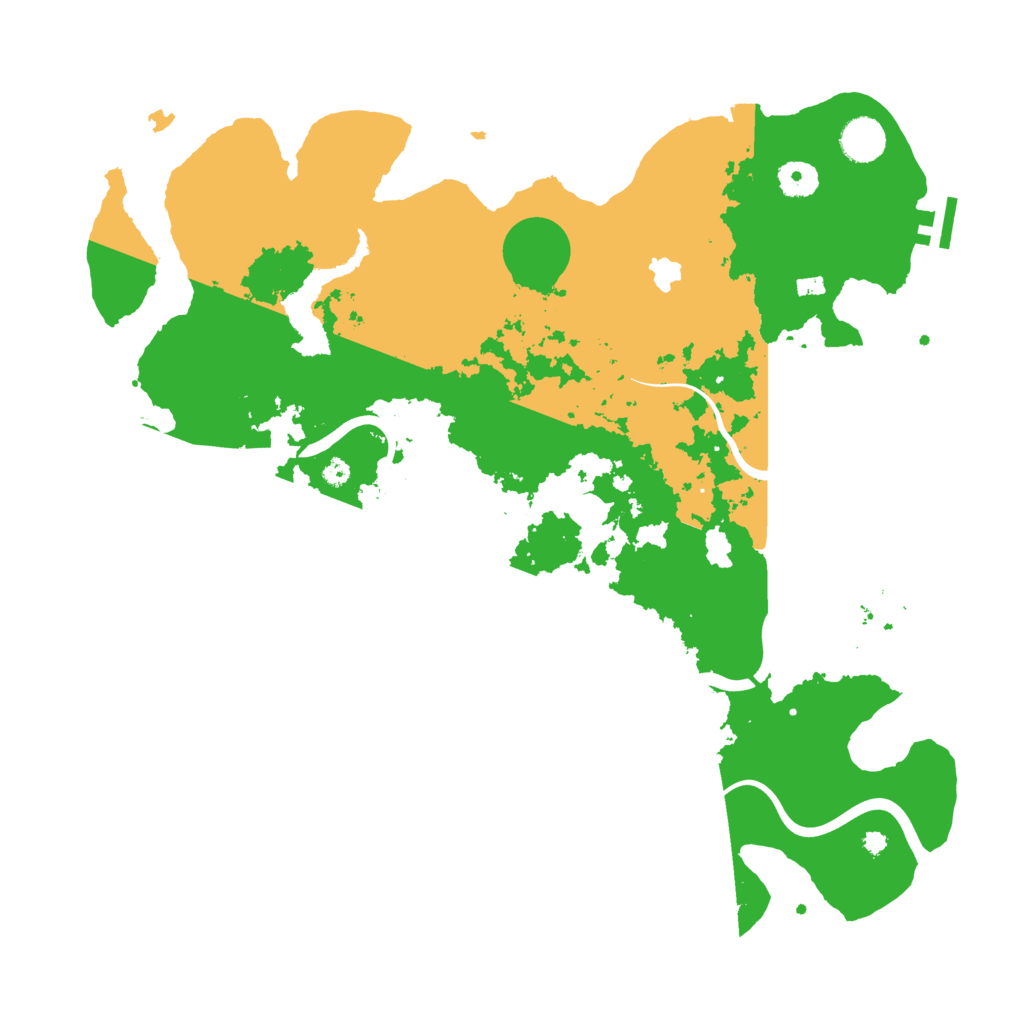 Biome Rust Map: Procedural Map, Size: 4000, Seed: 326992