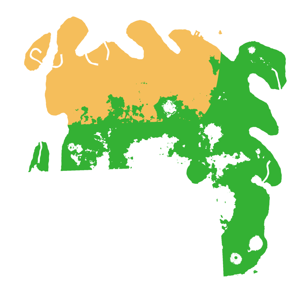 Biome Rust Map: Procedural Map, Size: 4000, Seed: 515477