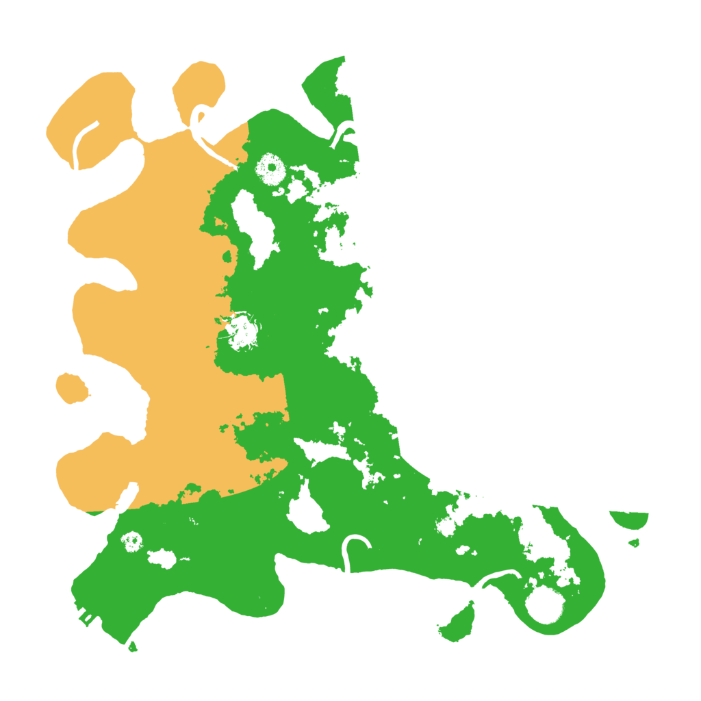 Biome Rust Map: Procedural Map, Size: 3500, Seed: 763269997