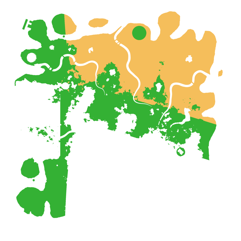Biome Rust Map: Procedural Map, Size: 4500, Seed: 626328553