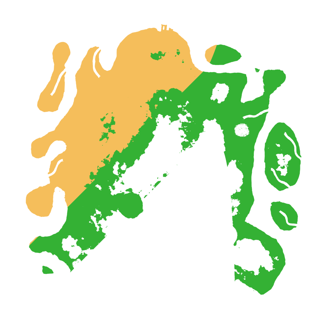 Biome Rust Map: Procedural Map, Size: 3500, Seed: 921570