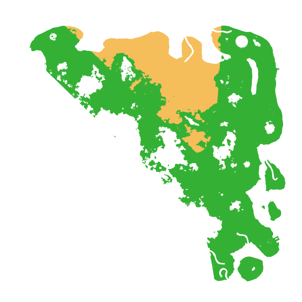 Biome Rust Map: Procedural Map, Size: 4350, Seed: 716358