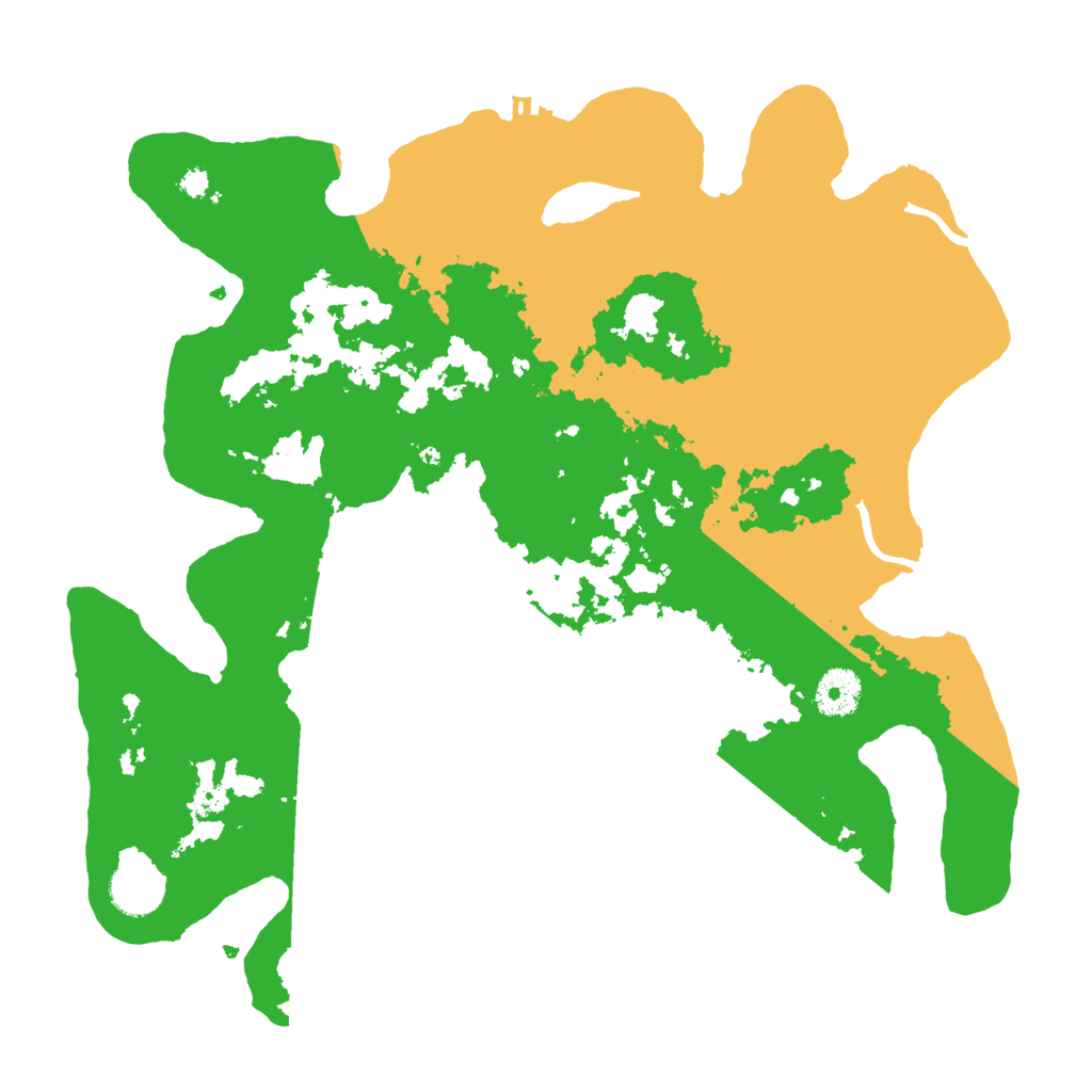 Biome Rust Map: Procedural Map, Size: 3507, Seed: 45454554