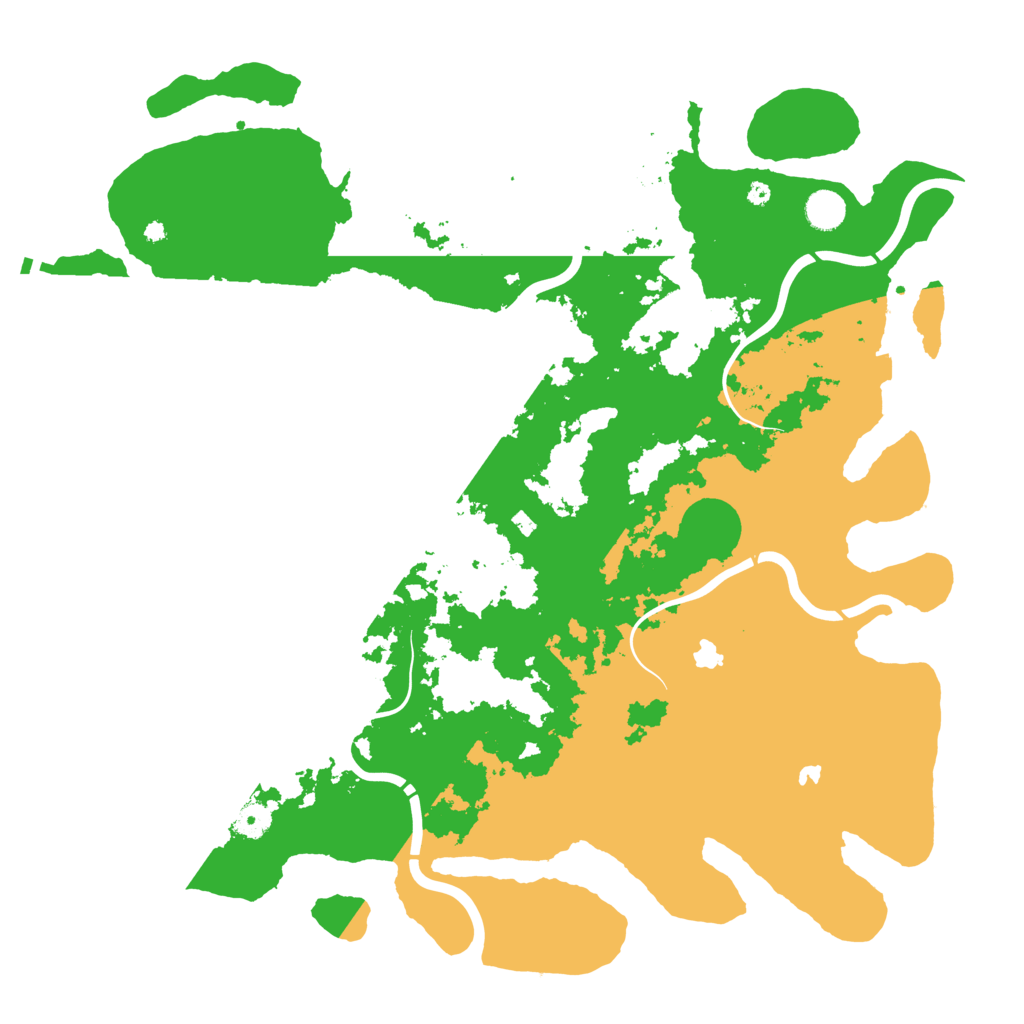 Biome Rust Map: Procedural Map, Size: 4500, Seed: 667589082