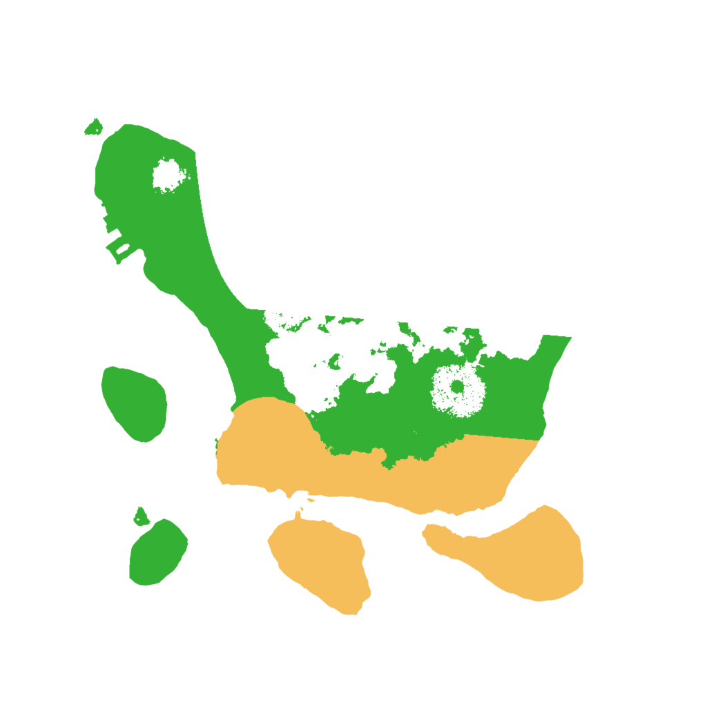 Biome Rust Map: Procedural Map, Size: 2000, Seed: 10253