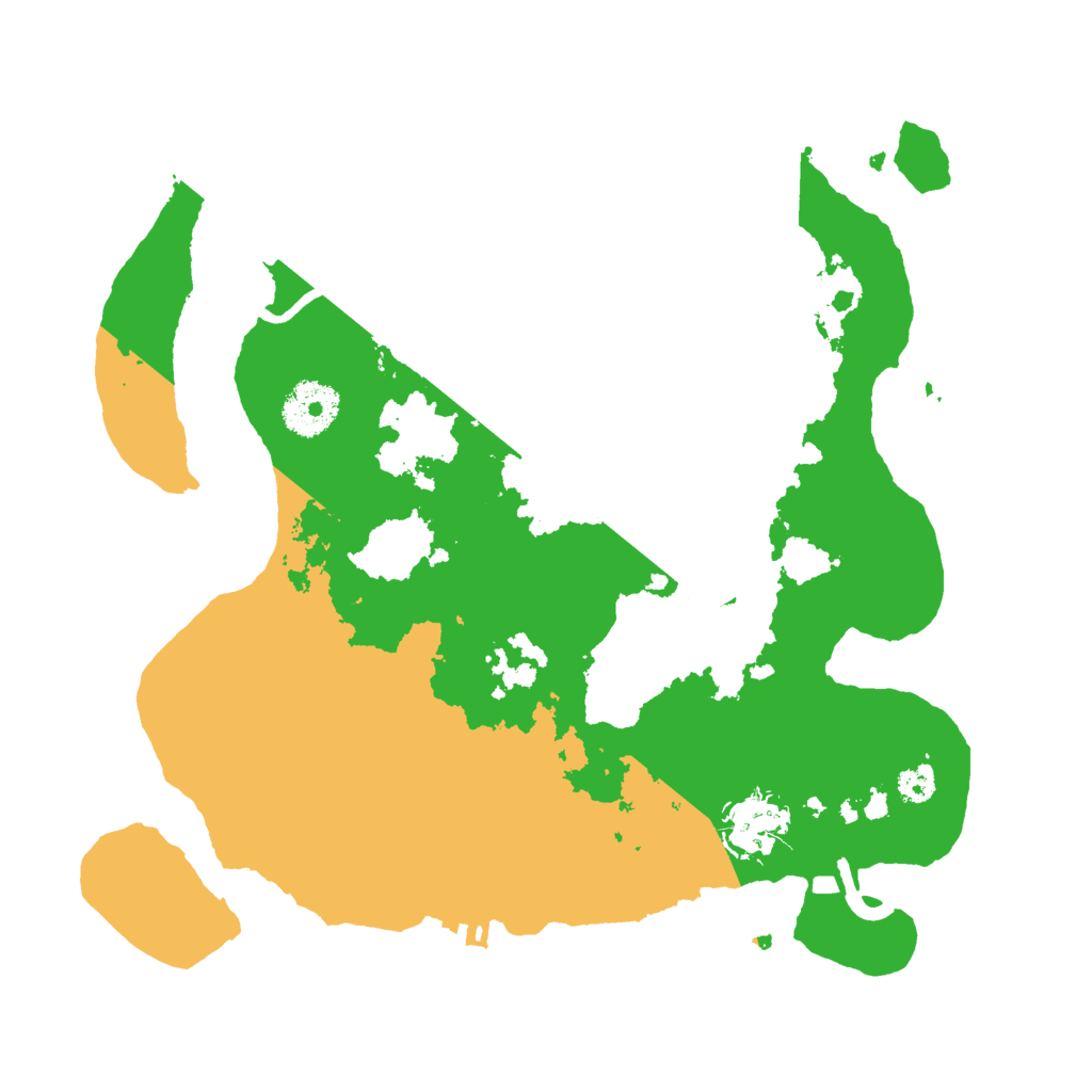 Biome Rust Map: Procedural Map, Size: 3000, Seed: 2046905445