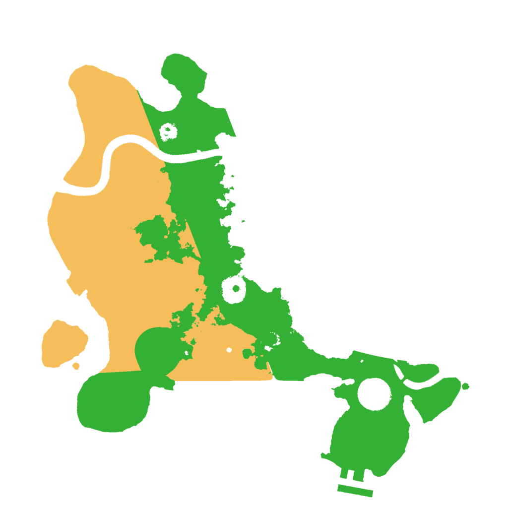 Biome Rust Map: Procedural Map, Size: 2900, Seed: 155152