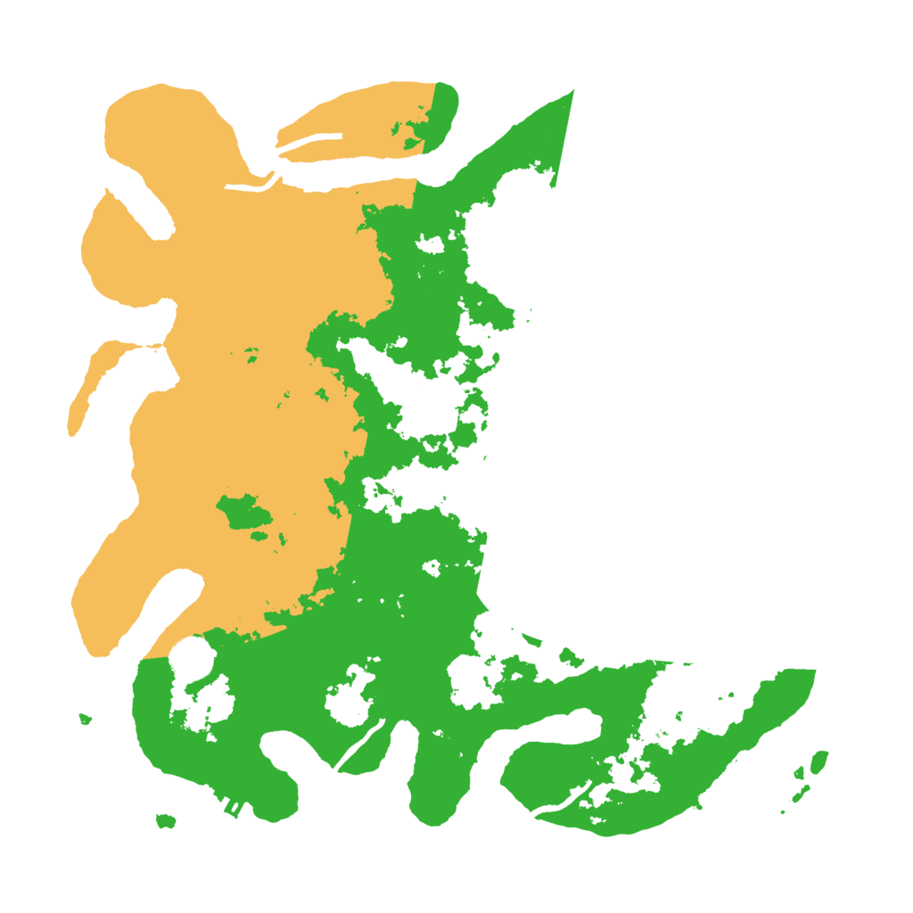 Biome Rust Map: Procedural Map, Size: 3700, Seed: 15039575