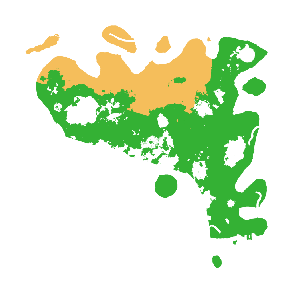 Biome Rust Map: Procedural Map, Size: 3500, Seed: 7458725