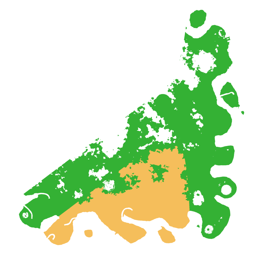 Biome Rust Map: Procedural Map, Size: 4500, Seed: 1110