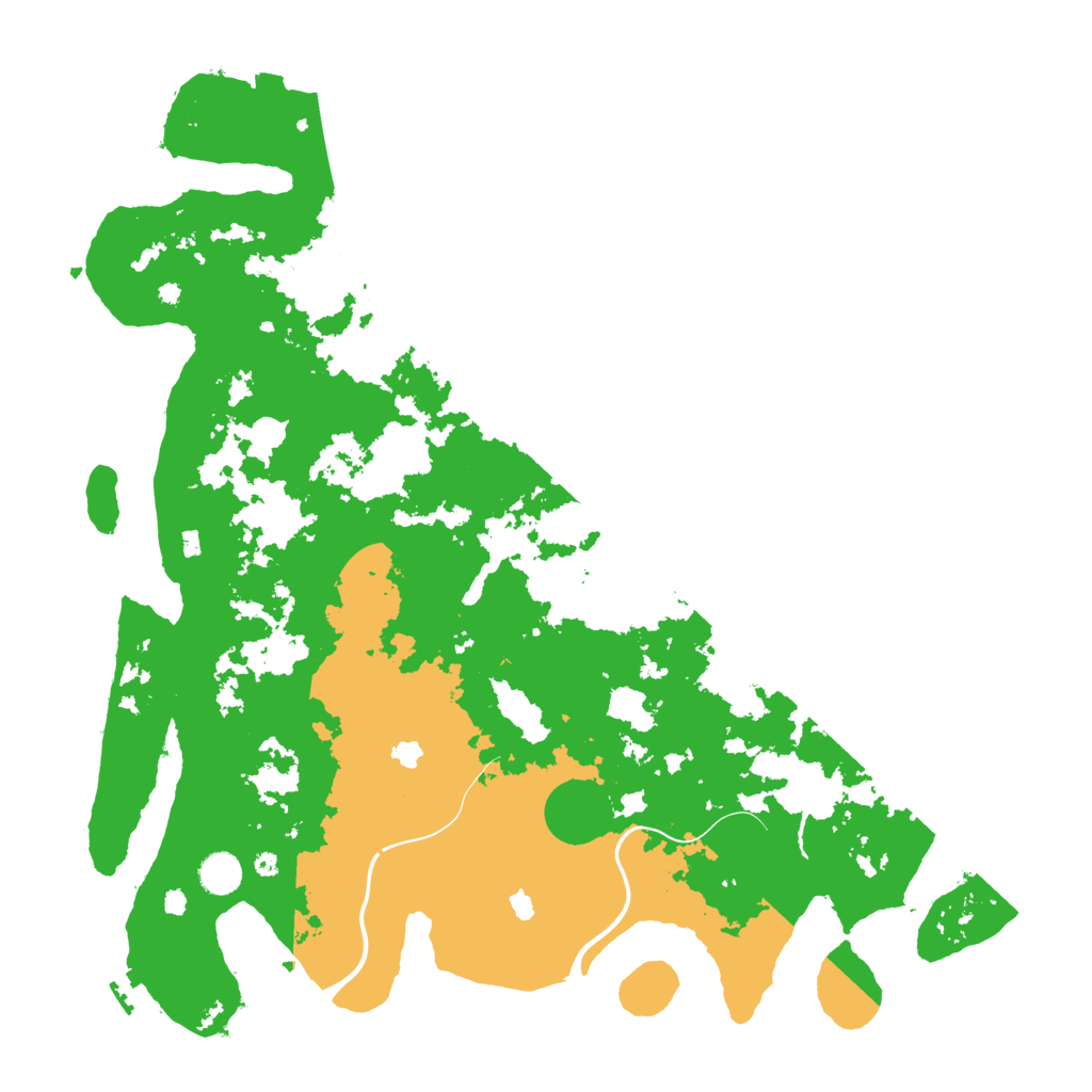 Biome Rust Map: Procedural Map, Size: 4500, Seed: 161048886