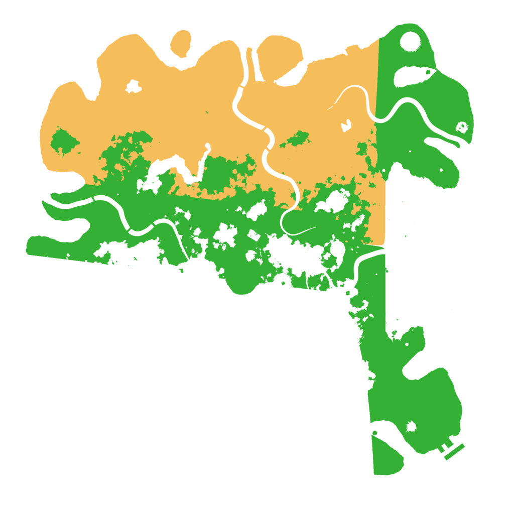 Biome Rust Map: Procedural Map, Size: 4500, Seed: 480356946