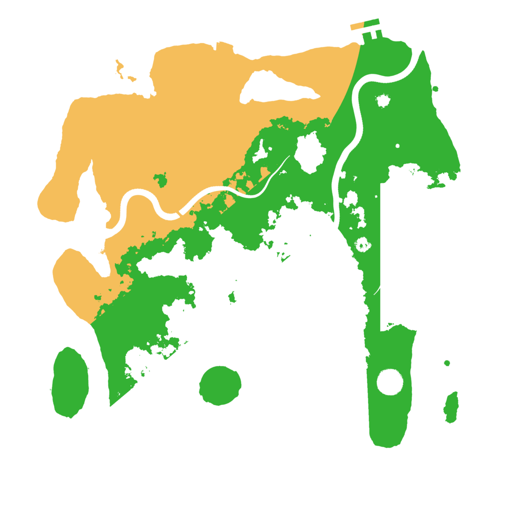 Biome Rust Map: Procedural Map, Size: 3500, Seed: 1104489176
